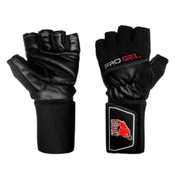 Перчатки для фитнеса и тренировок Bison Перчатки 5004  (Чёрный)