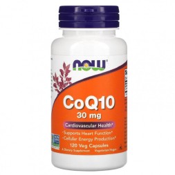 Антиоксиданты  NOW CoQ10 30 мг  (120 капс)